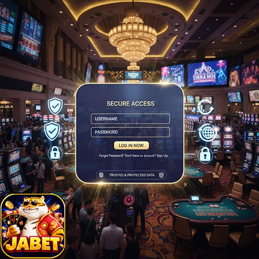 Tela de boas-vindas e lobby de jogos do aplicativo jabet